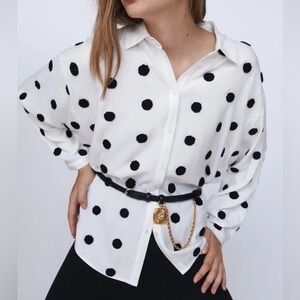 Zara white shirt